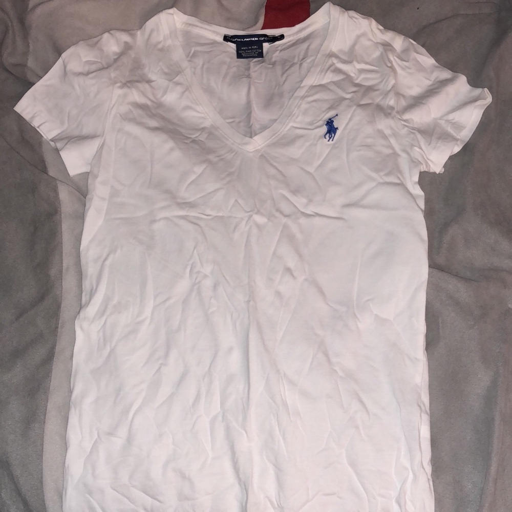 Ralph Lauren white v neck